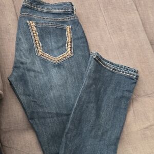 Nine West Classic Blue Straight Leg Jeans